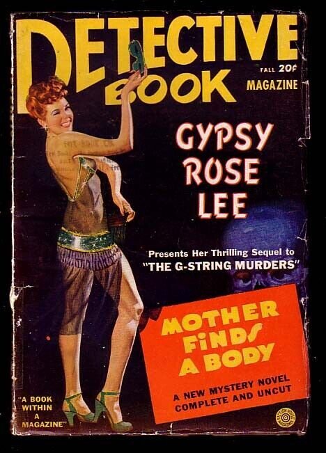 Detective Book-Fall 1943-Gypsy Rose Lee-L@@k VG (1943), raw comic book in VG condition — front cover