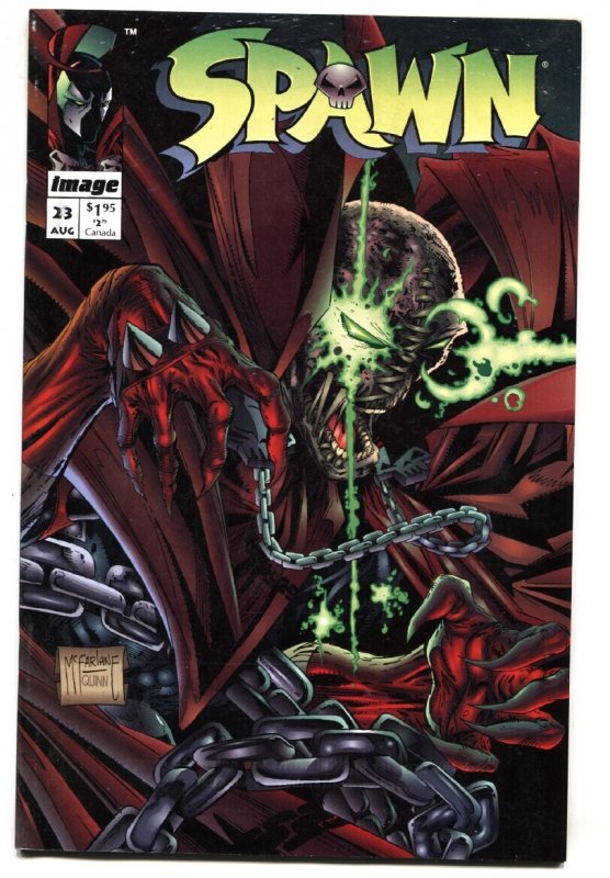 Spawn #23 - 1994 - Image - VF- - Comic Book (Image Comics, 1994), raw comic book in VF- condition — front cover