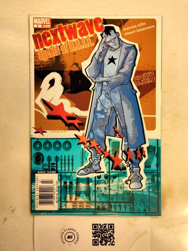 Nextwave Agents of Hate #4 (Marvel Comics), raw comic book in NM condition — front cover