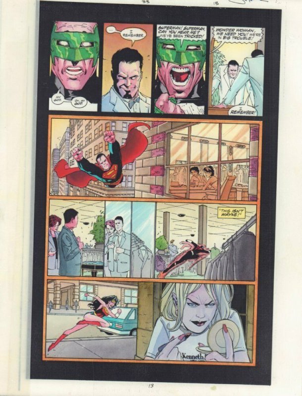 JLA #33 (DC Comics), raw, ungraded comic book — front cover