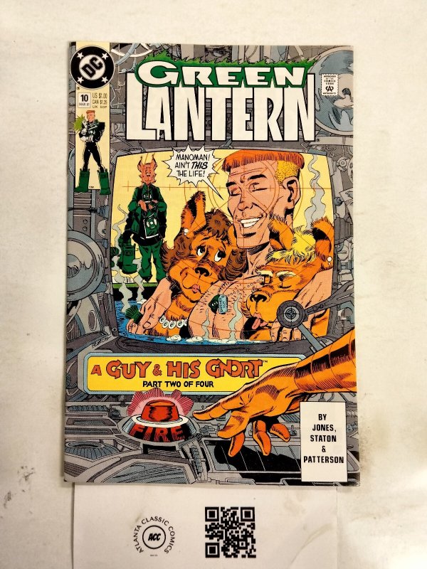 Green Lantern #10 (DC Comics), raw comic book in NM condition — front cover