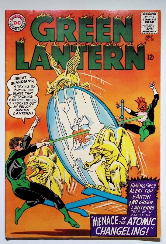 Green Lantern #38 (DC Comics, 1965), raw, ungraded comic book — front cover