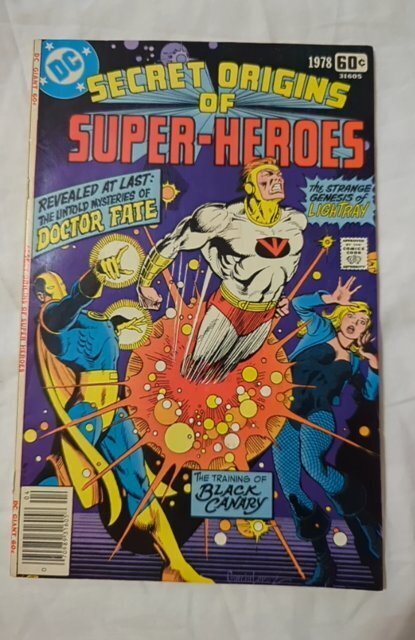 DC Special Series Secret Orgins of Super Heroes (1978) (DC Comics, 1978), raw, ungraded comic book — front cover