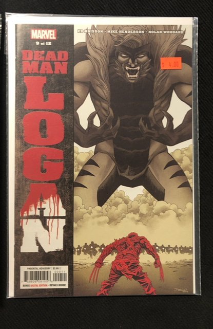Dead Man Logan #9 (Marvel Comics, 2019), raw, ungraded comic book — front cover
