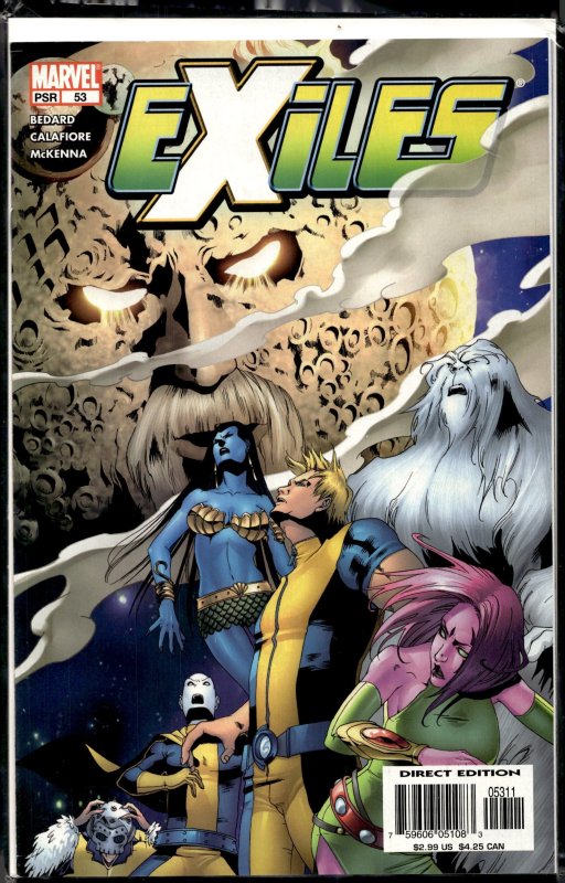 Exiles #53 (2004), raw, ungraded comic book — front cover