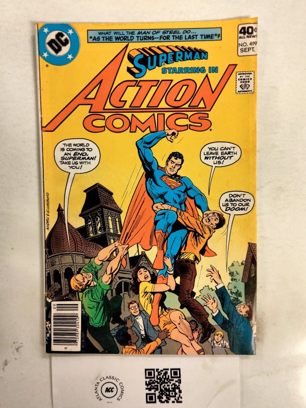 Action Comics #499 (DC Comics, 1979), raw comic book in FN condition — front cover