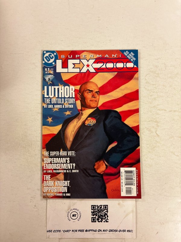 Lex #1 (DC Comics, 2000), raw comic book in NM condition — front cover