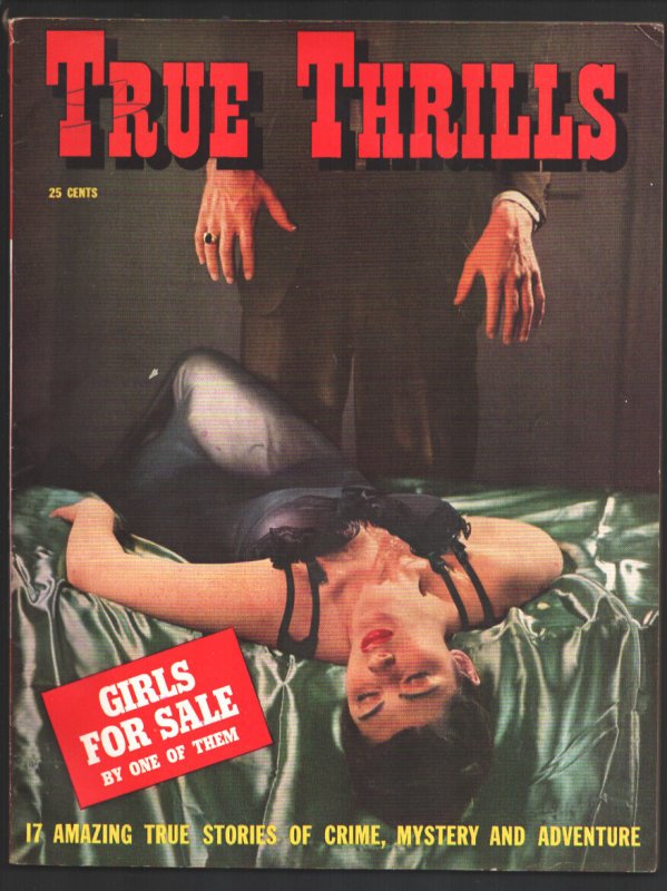 True Thrills Magazine #1 (1941), raw, ungraded comic book — front cover