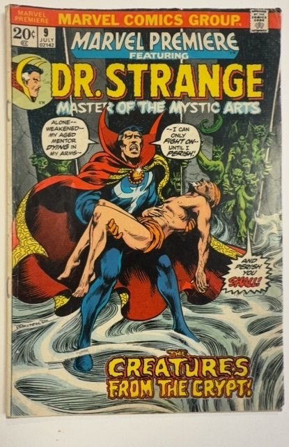 Marvel Premiere #9 (Marvel Comics, 1973), raw, ungraded comic book — front cover