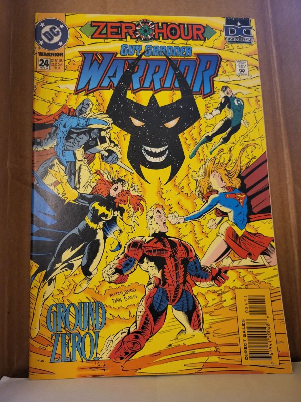 Guy Gardner: Warrior #24 (1994), raw, ungraded comic book — front cover