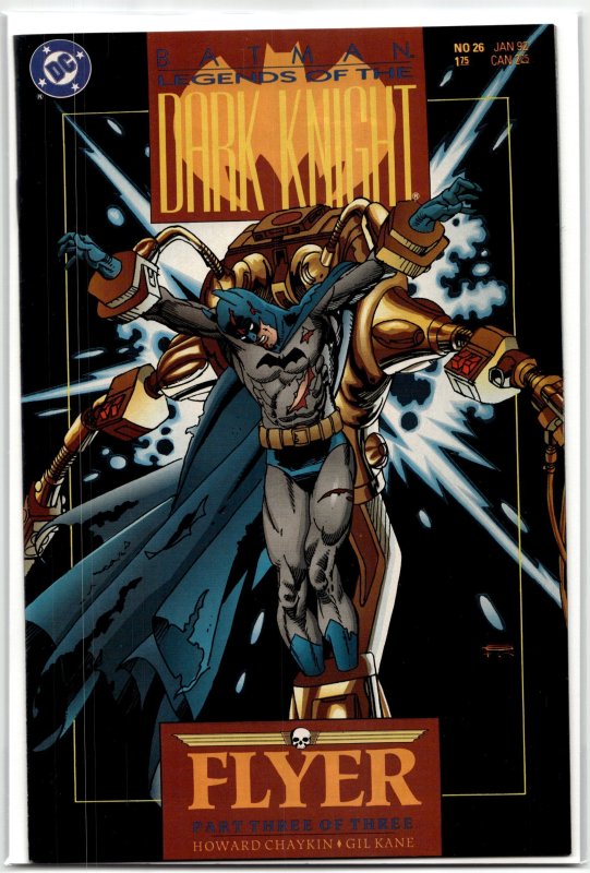 Legends of the Dark Knight #26 (1992), raw, ungraded comic book — front cover