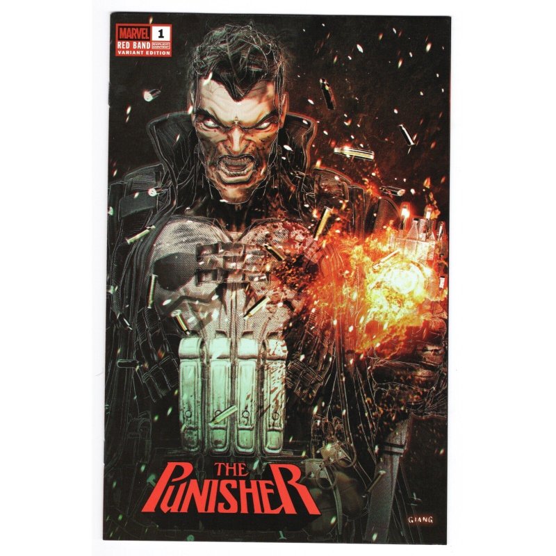 Punisher Red Band #1, raw, ungraded comic book — front cover