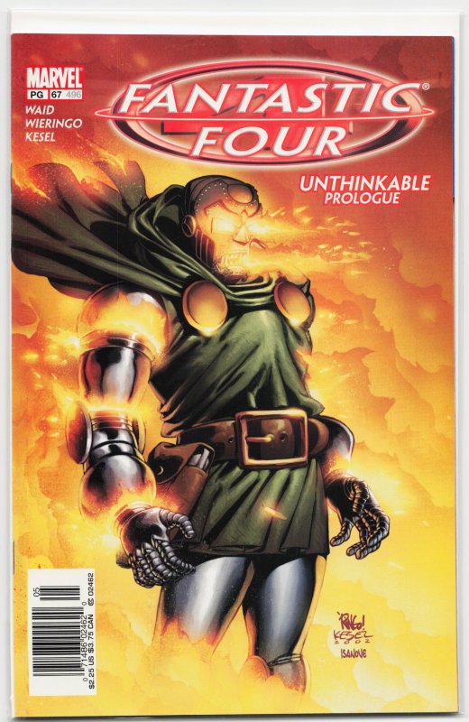 Fantastic Four #67 (Marvel Comics, 2003), raw, ungraded comic book — front cover