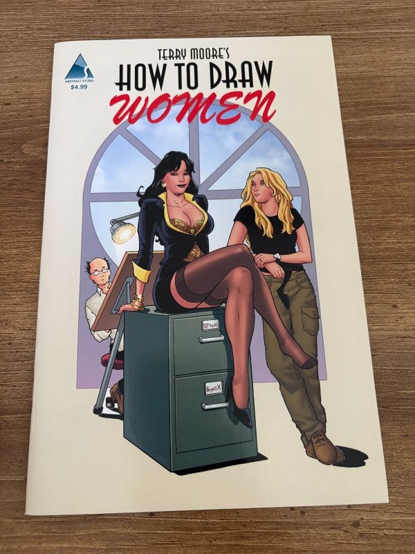 Terry Moore's How to Draw Women Abstract NM 1st Print Comic Book 2 J482, raw comic book in NM condition — front cover