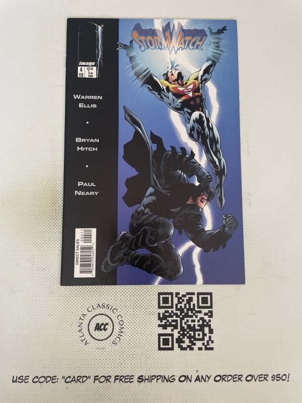 Stormwatch #4, raw comic book in NM condition — front cover
