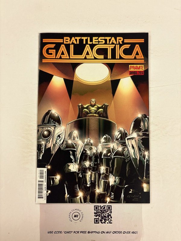Battlestar Galactica Annual #2 (Dynamite Entertainment), raw comic book in NM condition — front cover