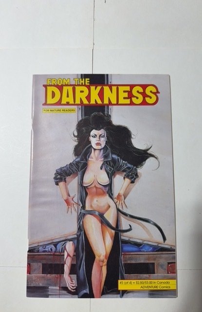From the Darkness #3 (1990), raw comic book in NM condition — front cover