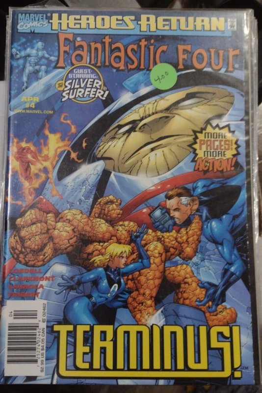 Fantastic Four vol 3 #4 (Marvel Comics, 1998), raw, ungraded comic book — front cover