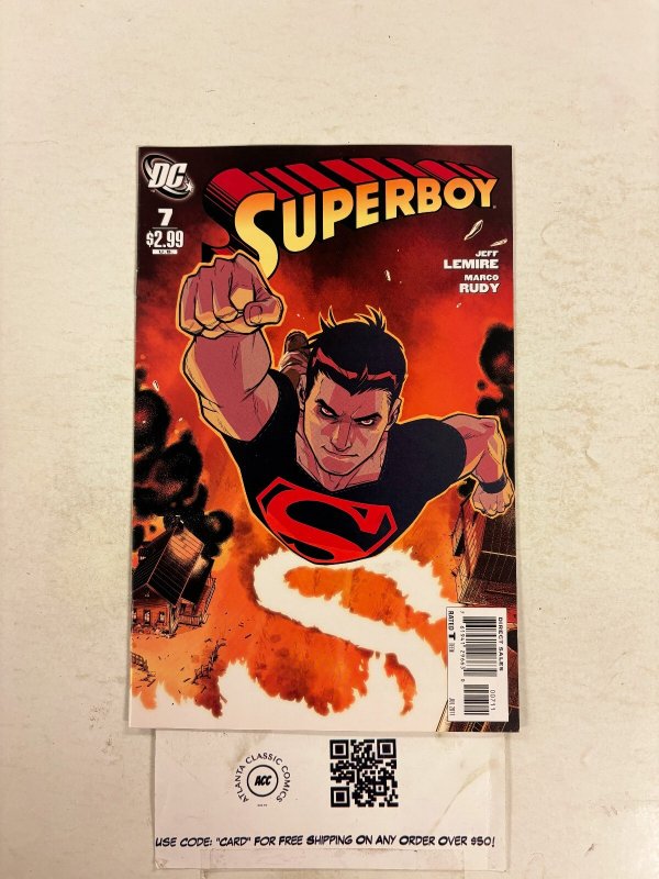 Superboy #7 (DC Comics), raw comic book in NM condition — front cover