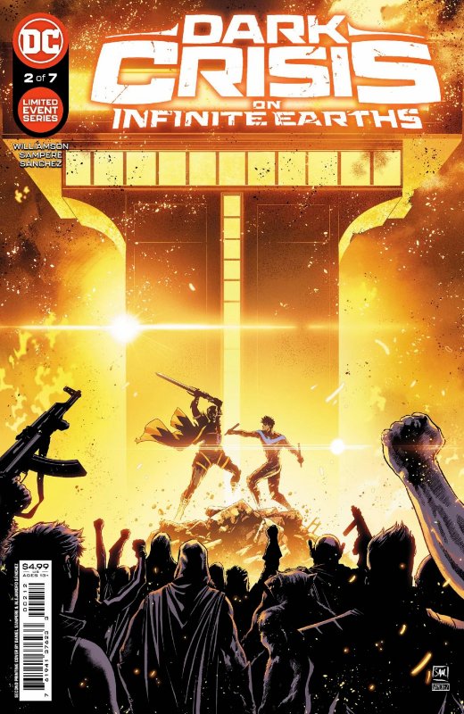 Dark Crisis on Infinite Earths #2 (2022), raw comic book in NM condition — front cover