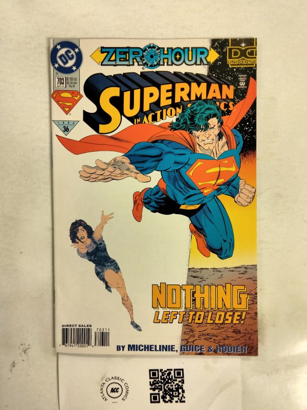 Action Comics #703 (DC Comics), raw comic book in NM condition — front cover