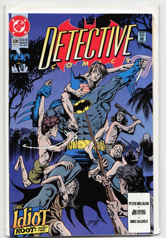 Detective Comics #639 (DC Comics, 1991), raw, ungraded comic book — front cover