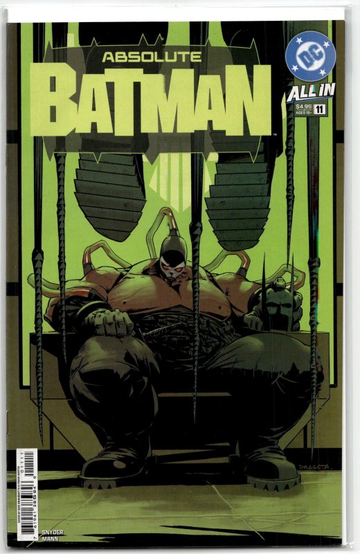 Absolute Batman #11 (DC Comics, 2025), raw, ungraded comic book — front cover