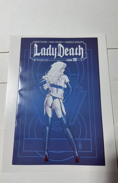 Lady Death #20 (2012), raw comic book in NM condition — front cover