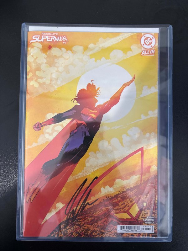 Absolute Superman #2 (DC Comics), raw comic book in NM condition — front cover