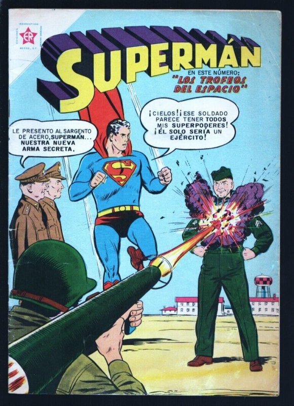 Superman #189 (DC Comics, 1959), raw comic book in VF condition — front cover