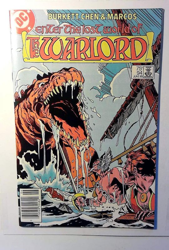 Warlord #94 (DC Comics, 1985), raw comic book in VF 8.0 condition — front cover