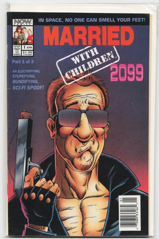 Married...With Children: 2099 #1 (Now Comics, 1993), raw, ungraded comic book — front cover