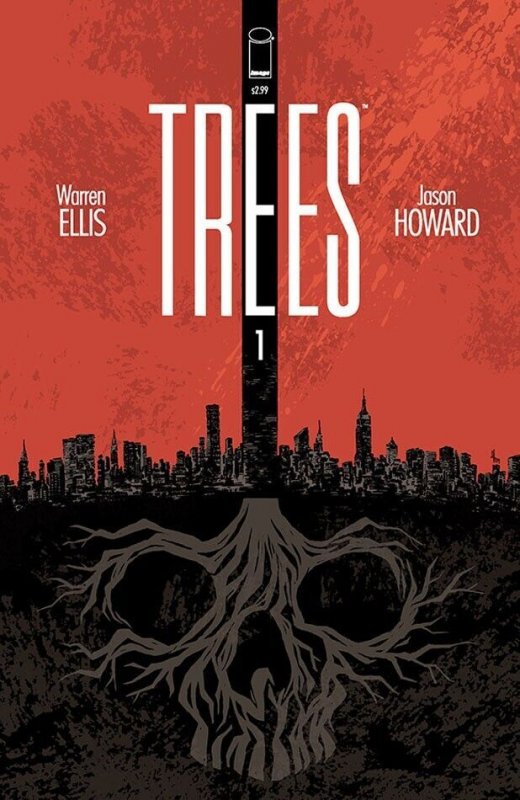 Trees #1 (Image Comics, 2014), raw comic book in NM condition — front cover
