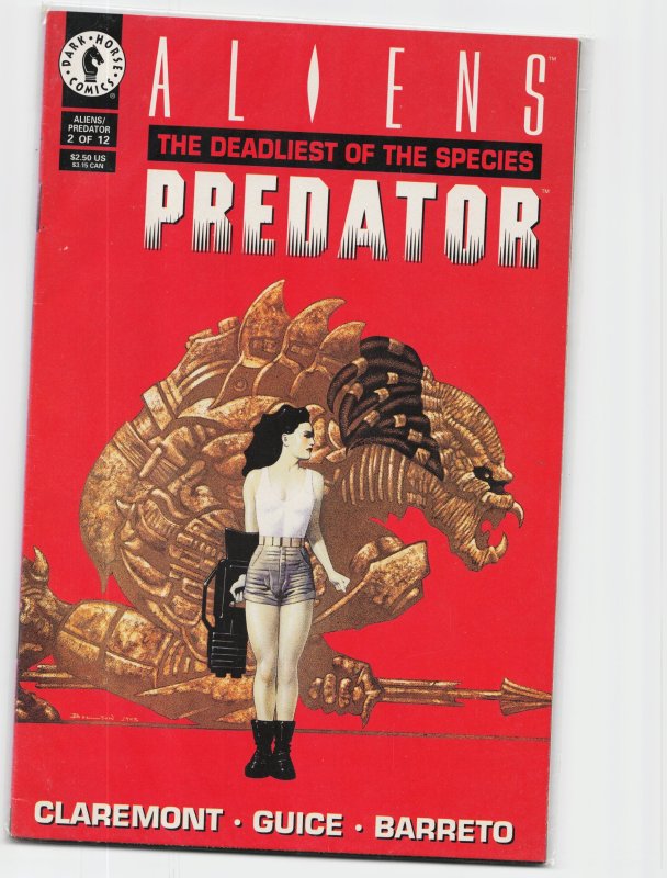 Aliens/Predator: The Deadliest of the Species #2 (Dark Horse Comics, 1993), raw, ungraded comic book — front cover