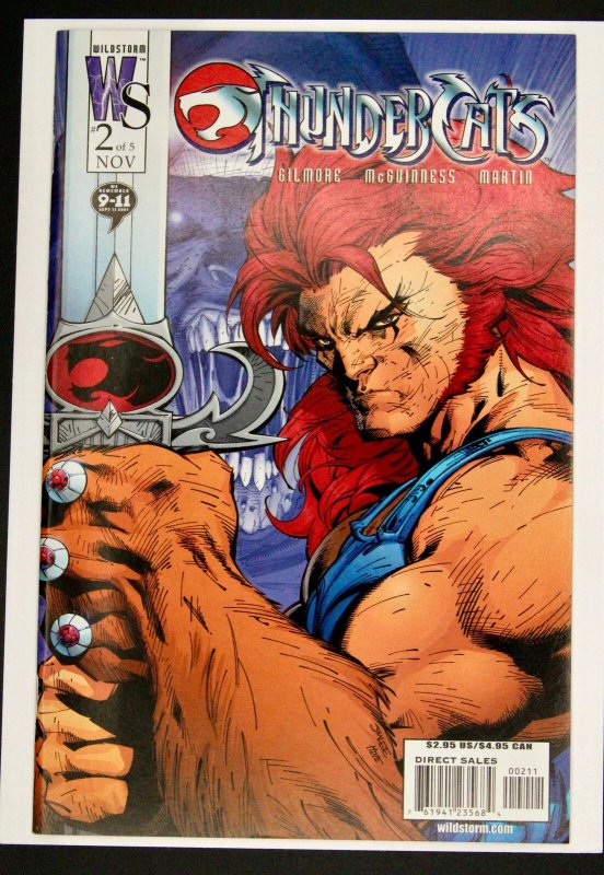 Thundercats #2 (DC Comics, 2002), raw comic book in NM condition — front cover