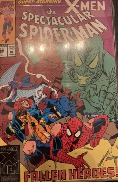 The Spectacular Spider-Man #199 (Marvel Comics, 1993), raw, ungraded comic book — front cover