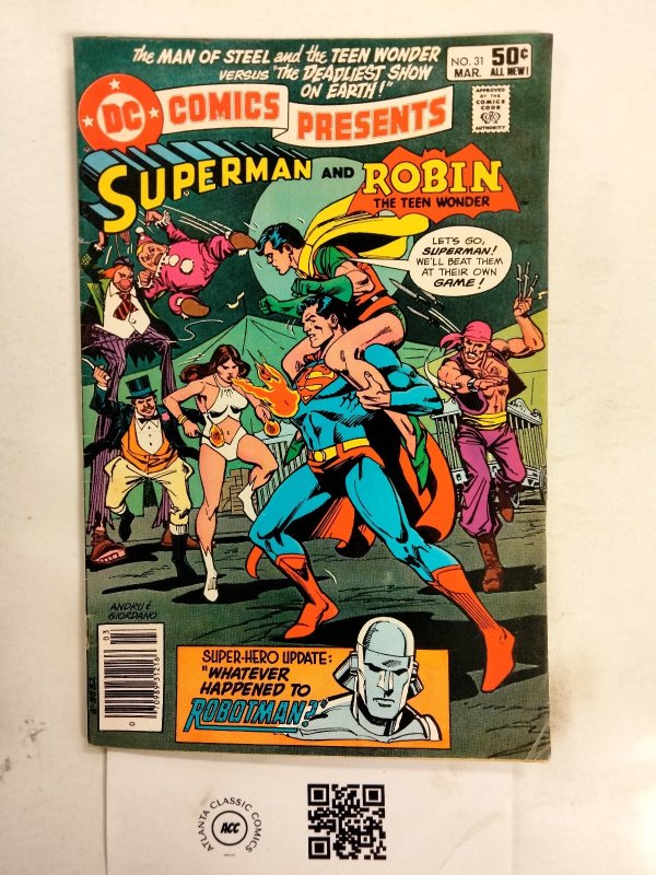 DC Comic Presents #31 (DC Comics), raw comic book in FN condition — front cover