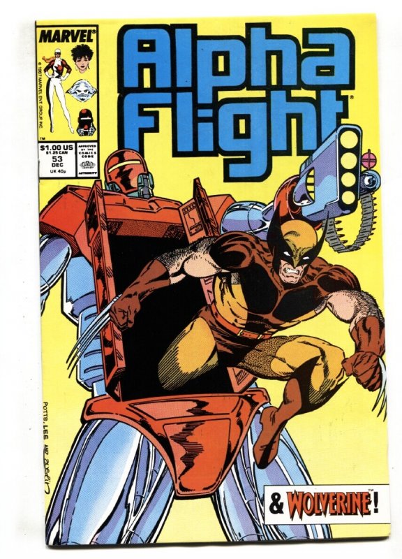 Alpha Flight #53 - 1987 - Marvel - Vf/nm - Comic Book (Marvel Comics, 1987), raw comic book in VF/NM condition — front cover