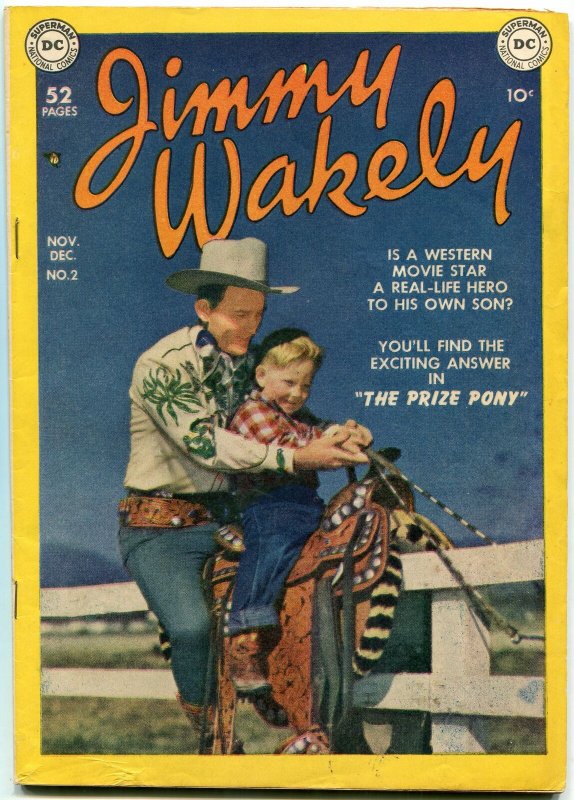 Jimmy Wakely #2, raw comic book in VF condition — front cover