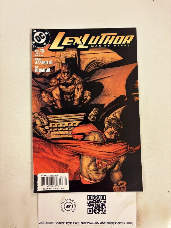 Lex Luthor Man of Steel #3 (DC Comics), raw comic book in NM condition — front cover