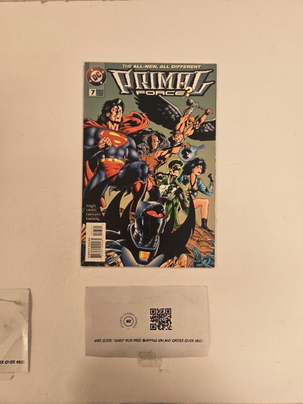 Primal Force #7 (DC Comics), raw comic book in NM condition — front cover