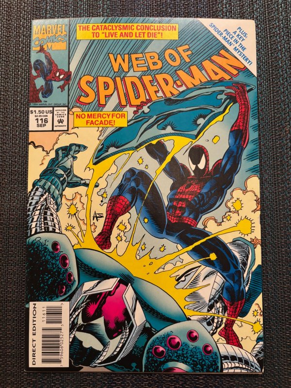 Web of Spider-Man #116 (Marvel Comics), raw, ungraded comic book — front cover