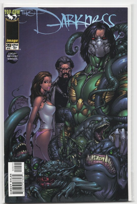 The Darkness #20 (Top Cow, 1999), raw, ungraded comic book — front cover