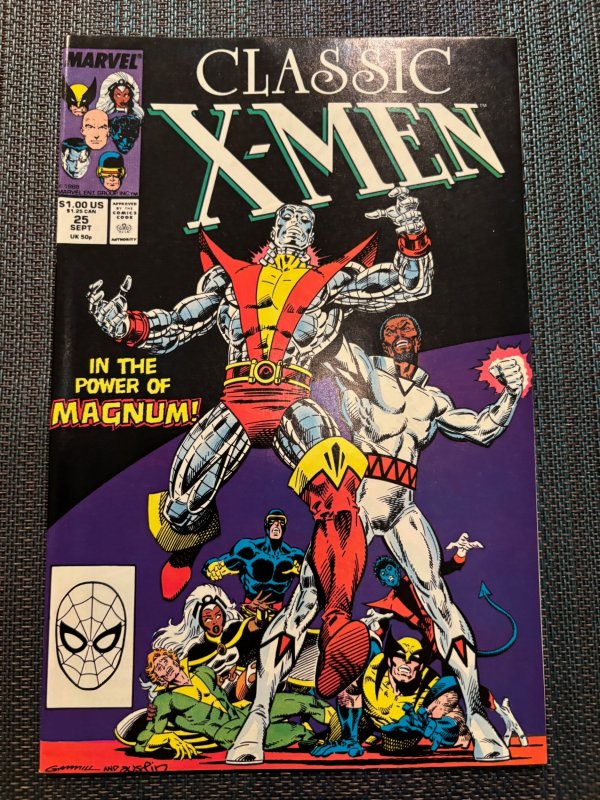 Classic X-Men #18 (1988), raw, ungraded comic book — front cover