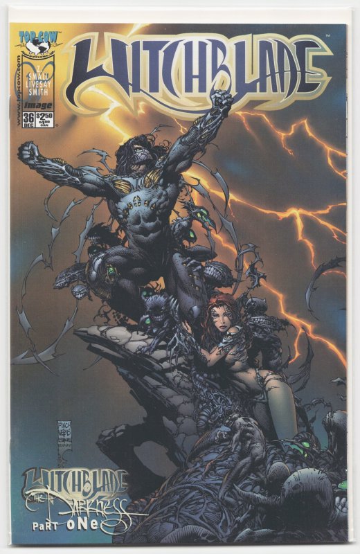 Witchblade #36 (Top Cow, 1999), raw, ungraded comic book — front cover