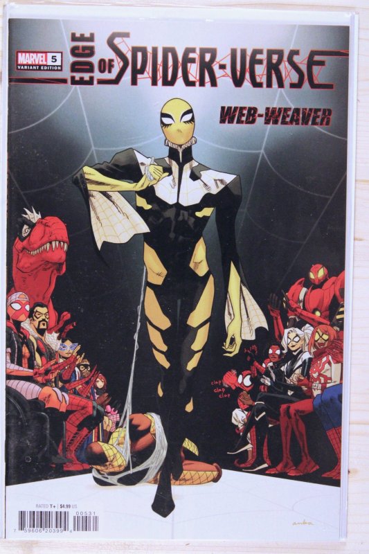 Edge of Spider-Verse #5 (Marvel Comics, 2022), raw comic book in NM+ 9.6 condition — front cover