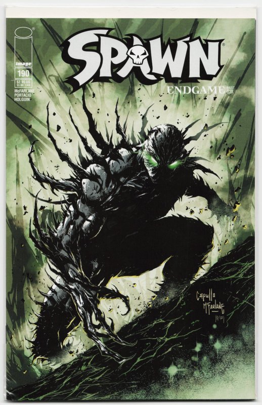 Spawn #190 (Image Comics, 2009), raw, ungraded comic book — front cover