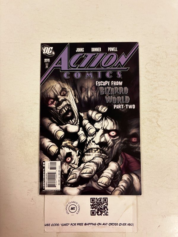 Action Comics #856 (DC Comics), raw comic book in NM condition — front cover