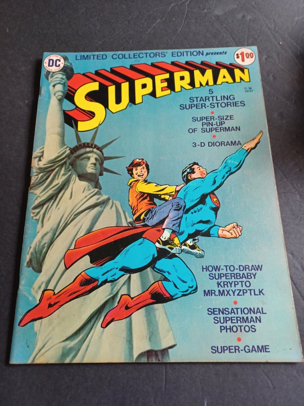 Superman DC Treasury Edition C-36 - 1975 - FN (DC Comics, 1975), raw comic book in FN condition — front cover