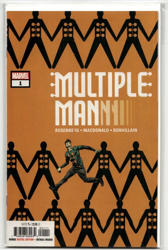 Multiple Man #1 (Marvel Comics, 2018), raw, ungraded comic book — front cover
